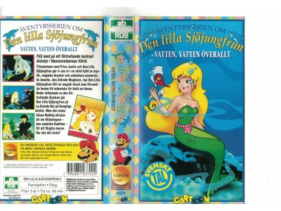 Den Lilla Sjöjungfrun   VHS 